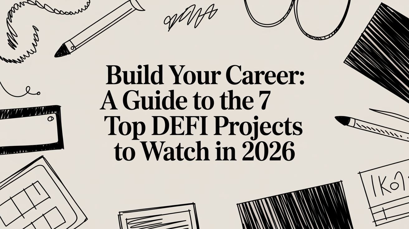 Featured image for article: Build Your Career: A Guide to the 7 Top DeFi Projects to Watch in 2026