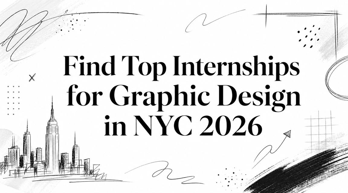 Featured image for article: Find Top Internships for Graphic Design in NYC 2026