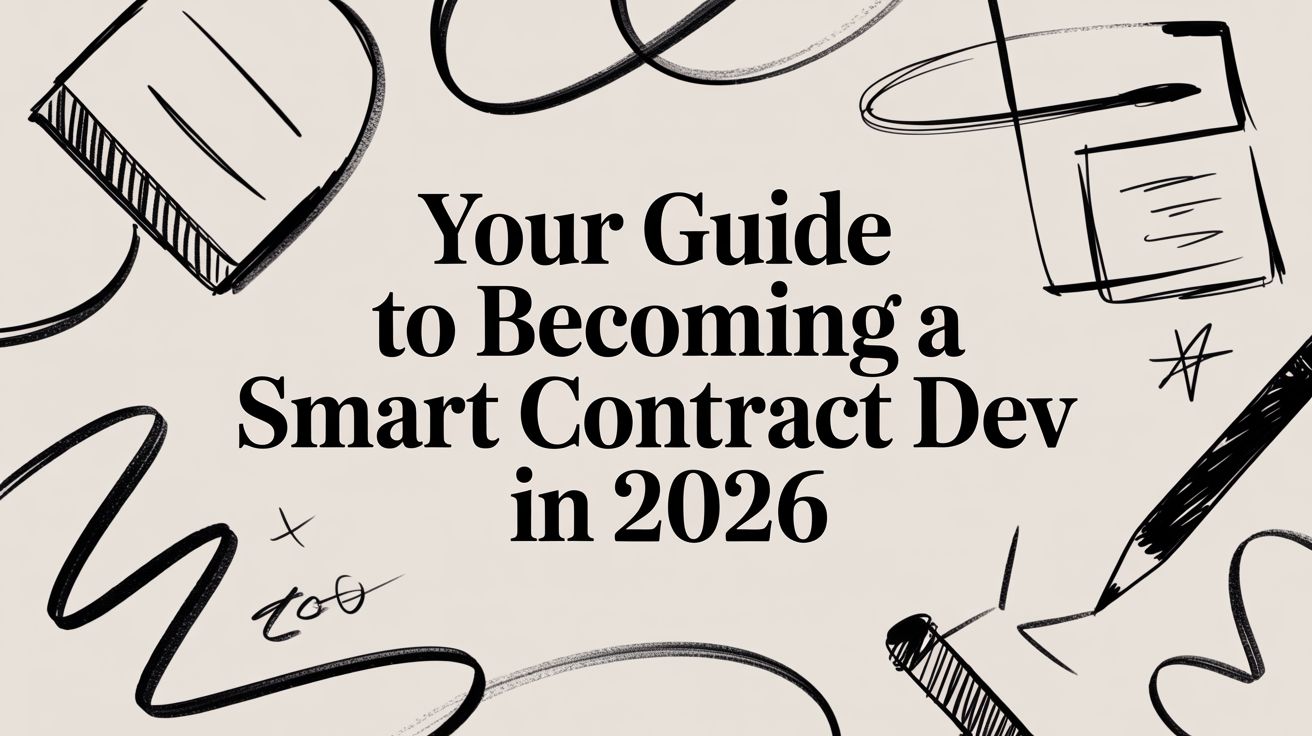 Featured image for article: Your Guide to Becoming a Smart Contract Dev in 2026