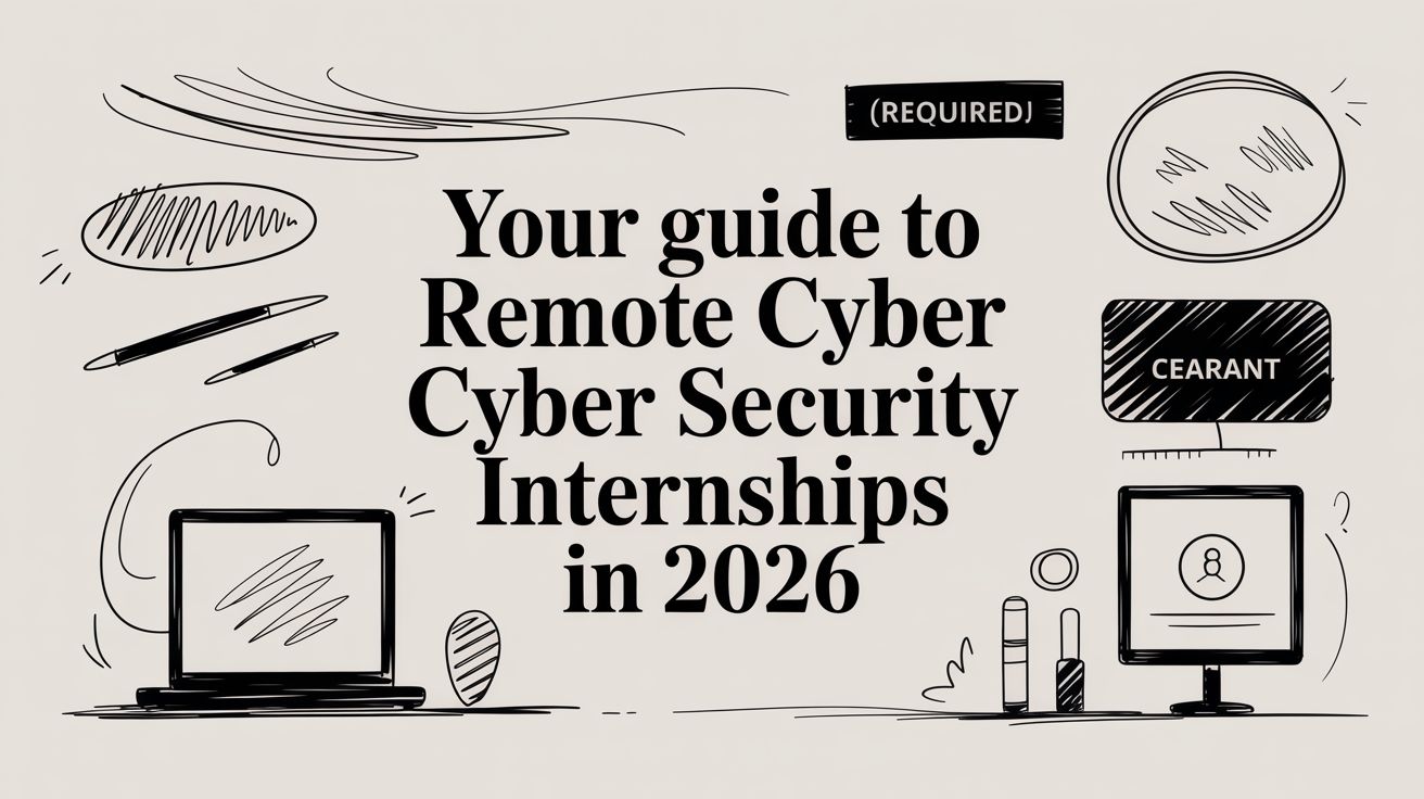 Featured image for article: Your Guide to Remote Cyber Security Internships in 2026