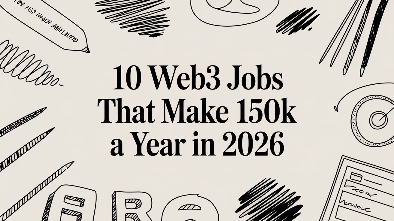 Featured image for article: 10 Web3 Jobs That Make 150k a Year in 2026