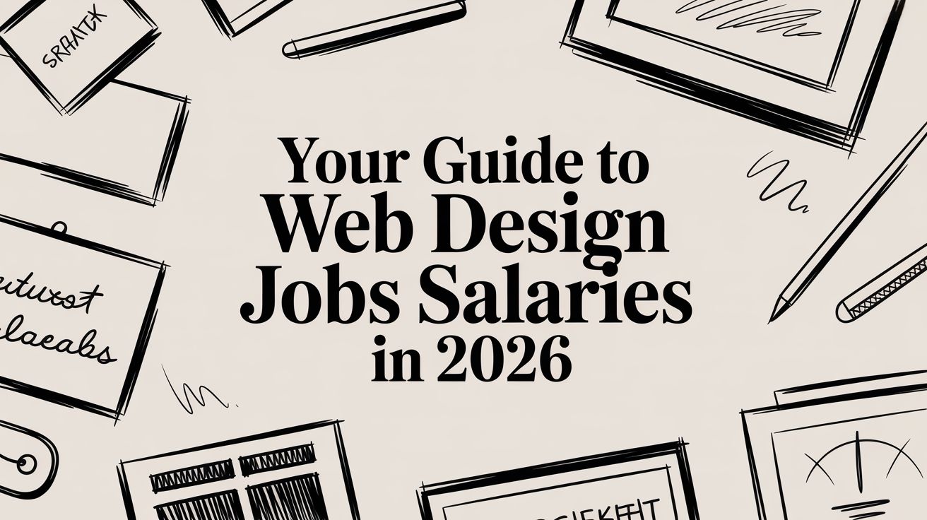 Illustration for Your Guide to Web Design Jobs Salaries in 2026