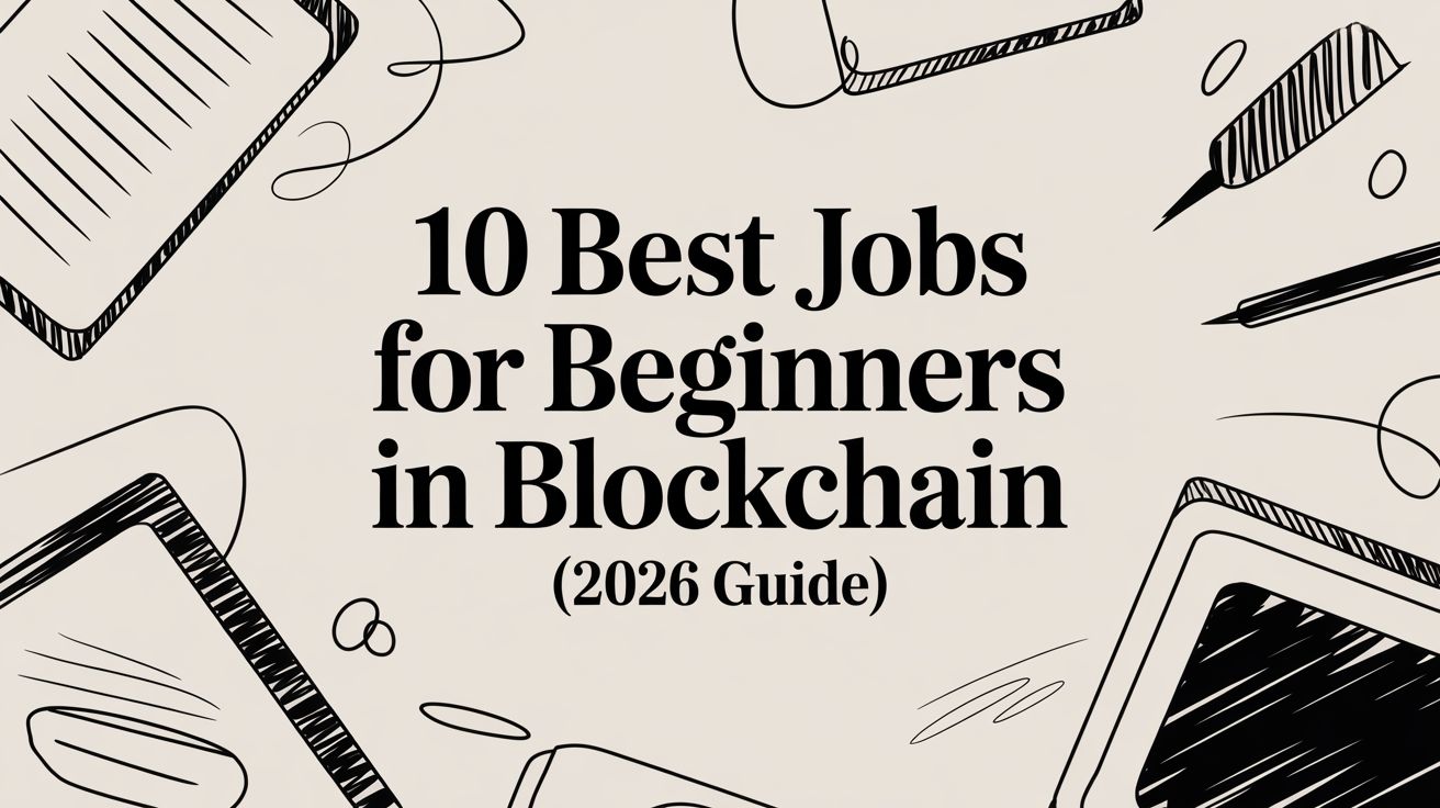 Featured image for article: 10 Best Jobs for Beginners in Blockchain (2026 Guide)