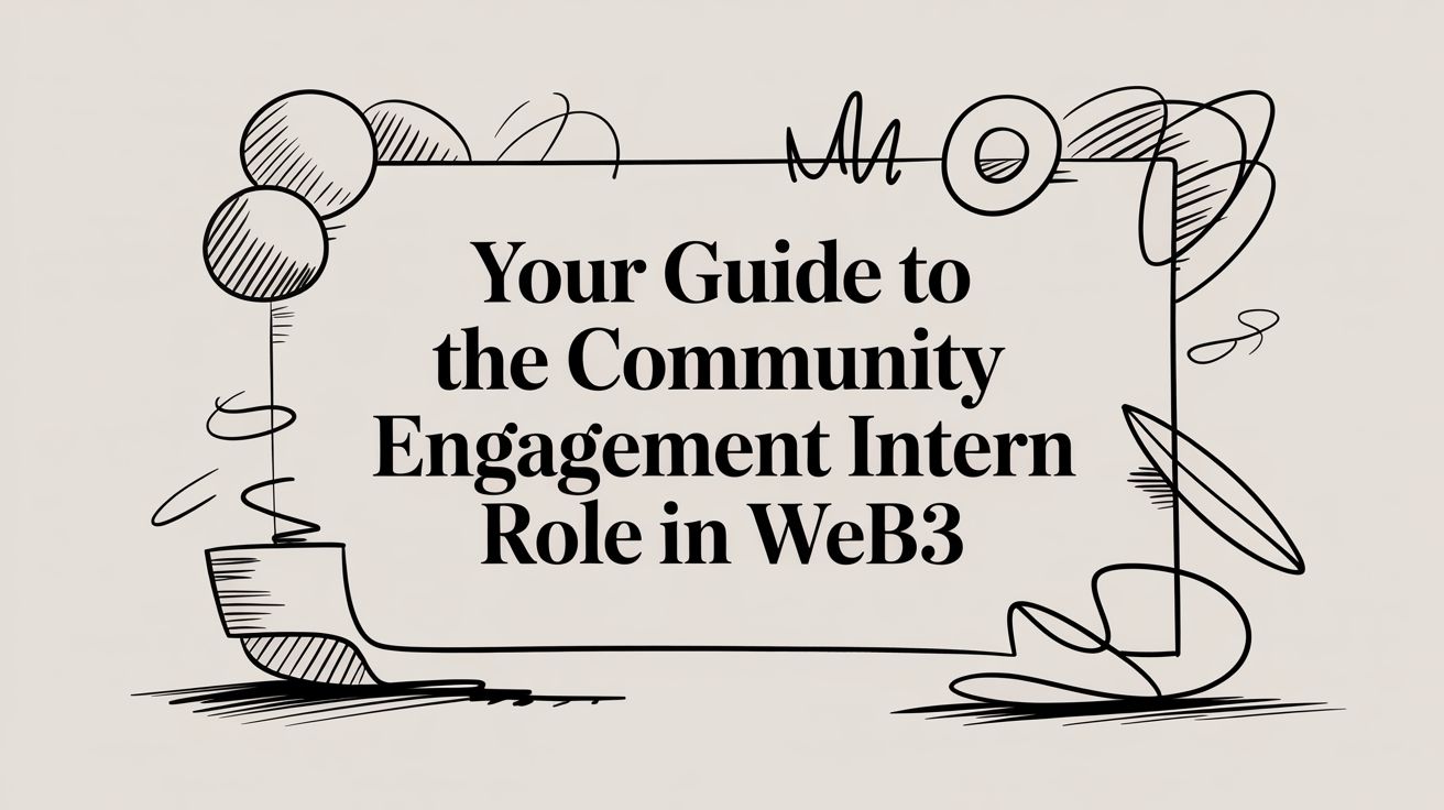 Featured image for article: Your Guide to the Community Engagement Intern Role in Web3