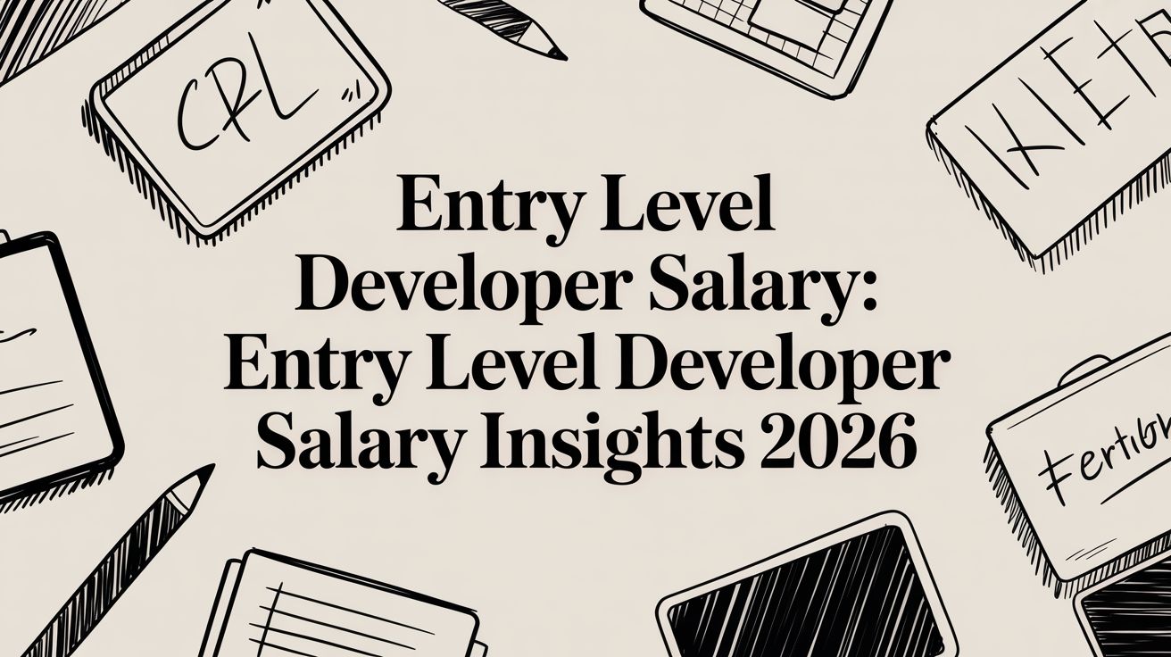 Illustration for Entry Level Developer Salary: A Guide for Your 2026 Job Hunt