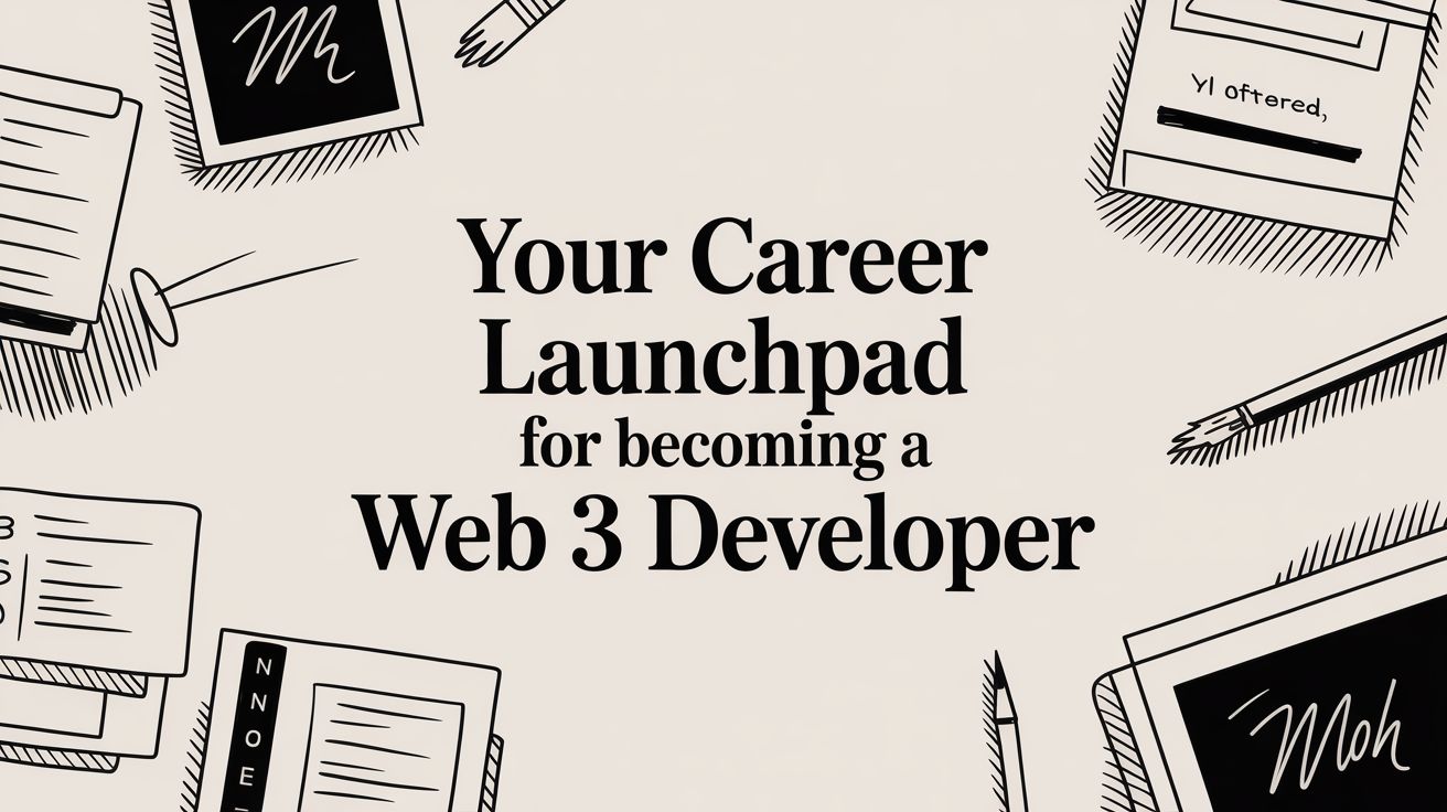 Featured image for article: Your Career Launchpad for Becoming a Web 3 Developer
