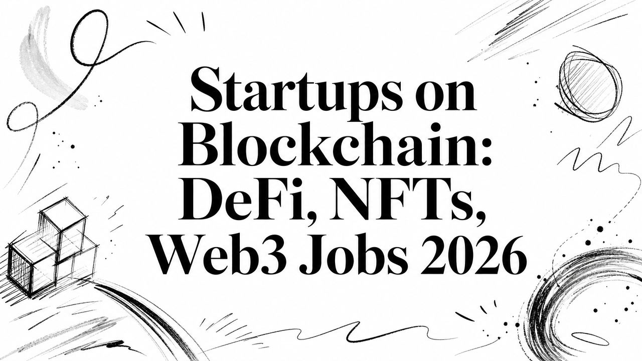 Featured image for article: Startups on Blockchain: DeFi, NFTs, Web3 Jobs 2026