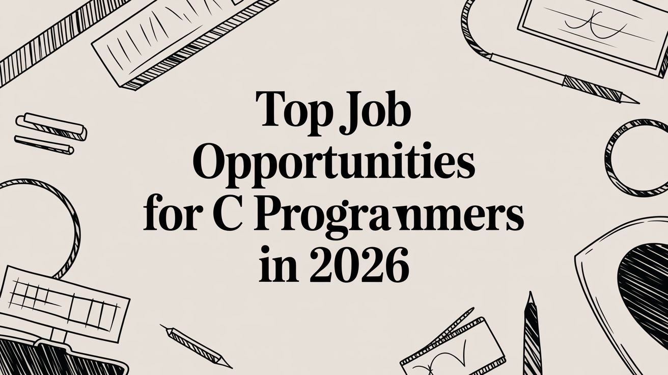 Featured image for article: Top Job Opportunities for C Programmers in 2026