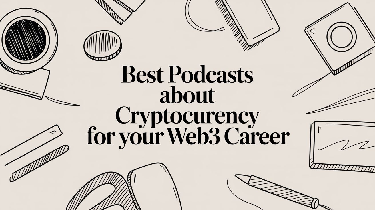 Featured image for article: Best Podcasts About Cryptocurrency for Your Web3 Career