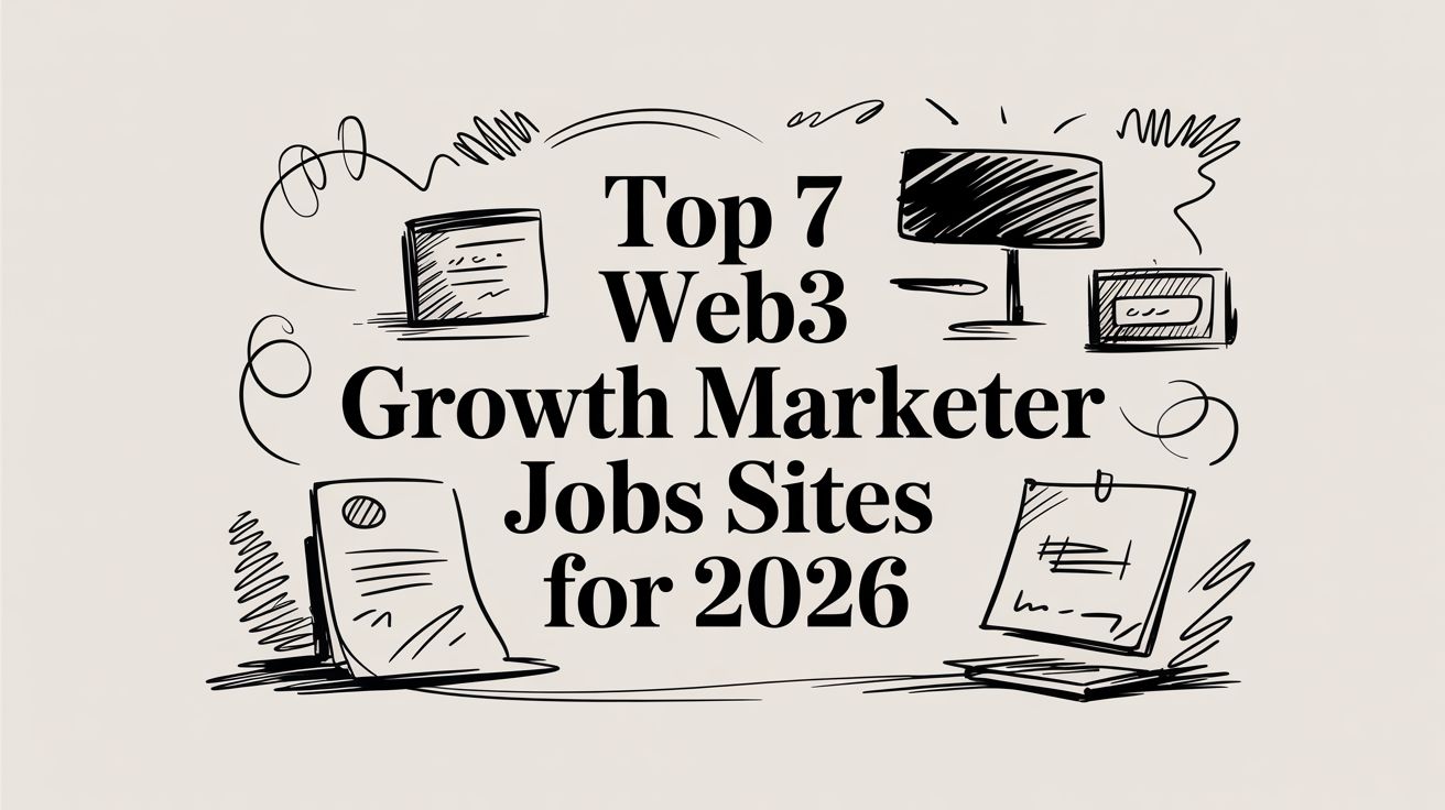 Featured image for article: Top 7 Web3 Growth Marketer Jobs Sites for 2026