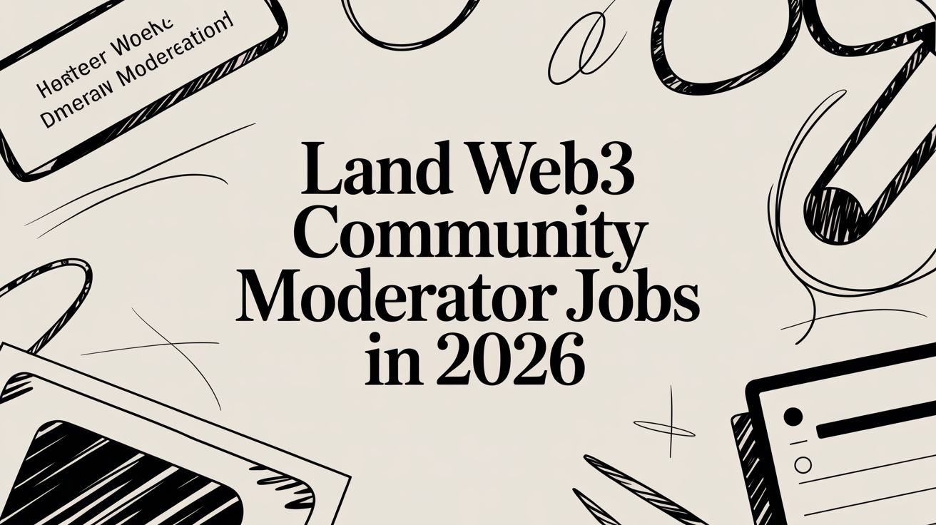 Featured image for article: Land Web3 Community Moderator Jobs in 2026