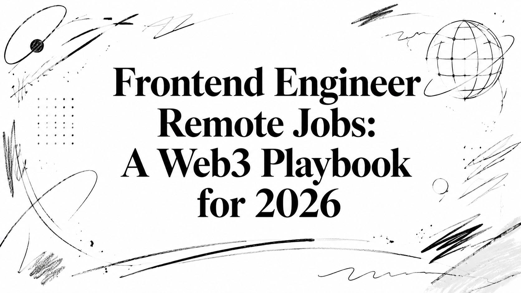 Featured image for article: Frontend Engineer Remote Jobs: A Web3 Playbook for 2026