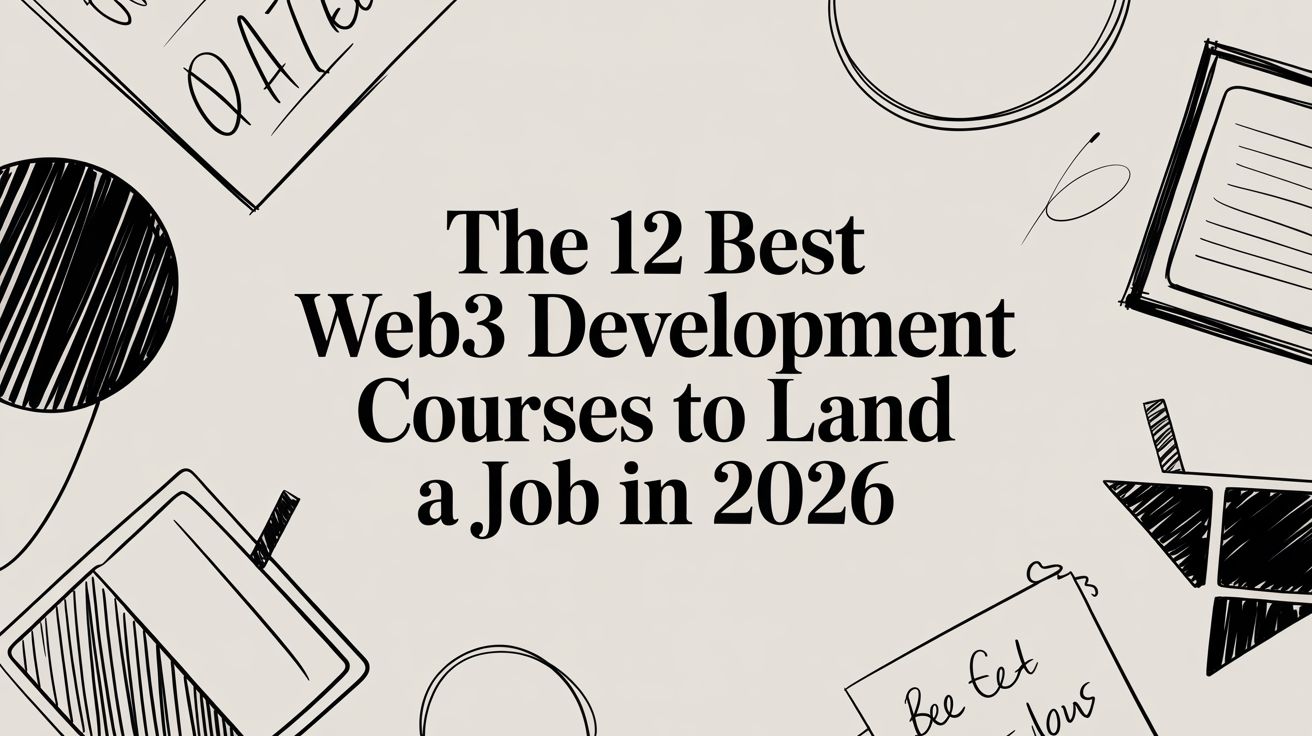 Featured image for article: The 12 Best Web3 Development Courses to Land a Job in 2026
