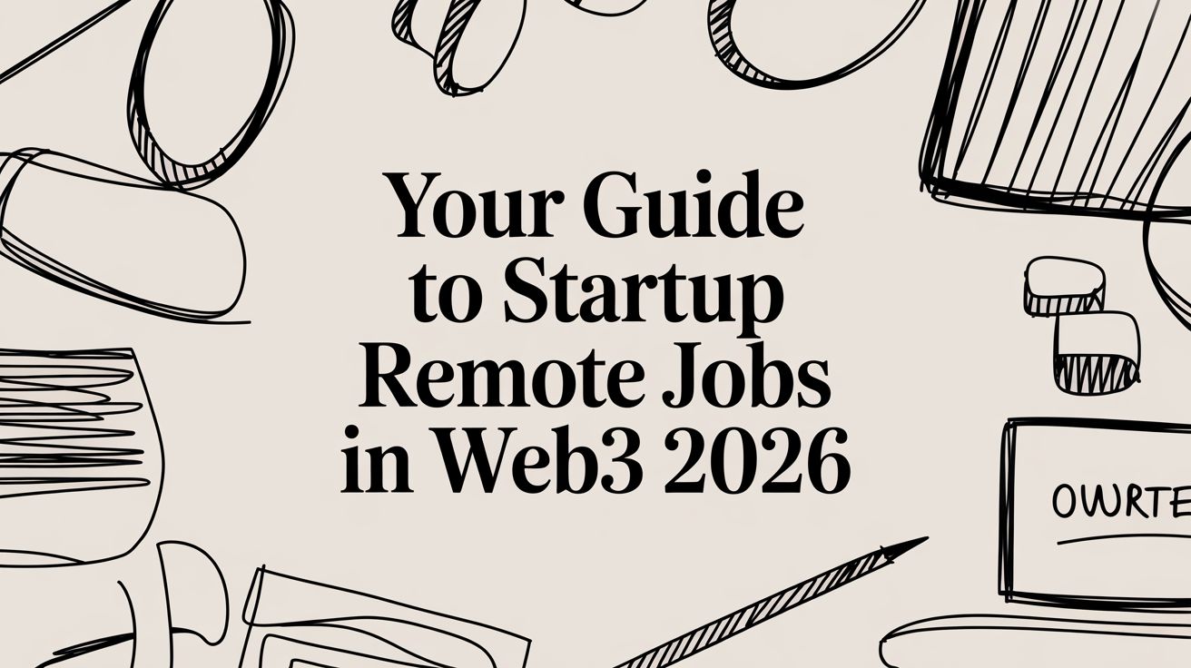 Featured image for article: Your Guide to Startup Remote Jobs in Web3 2026