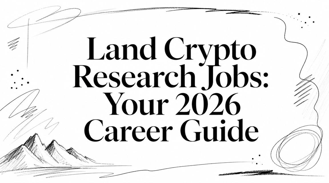 Featured image for article: Land Crypto Research Jobs: Your 2026 Career Guide