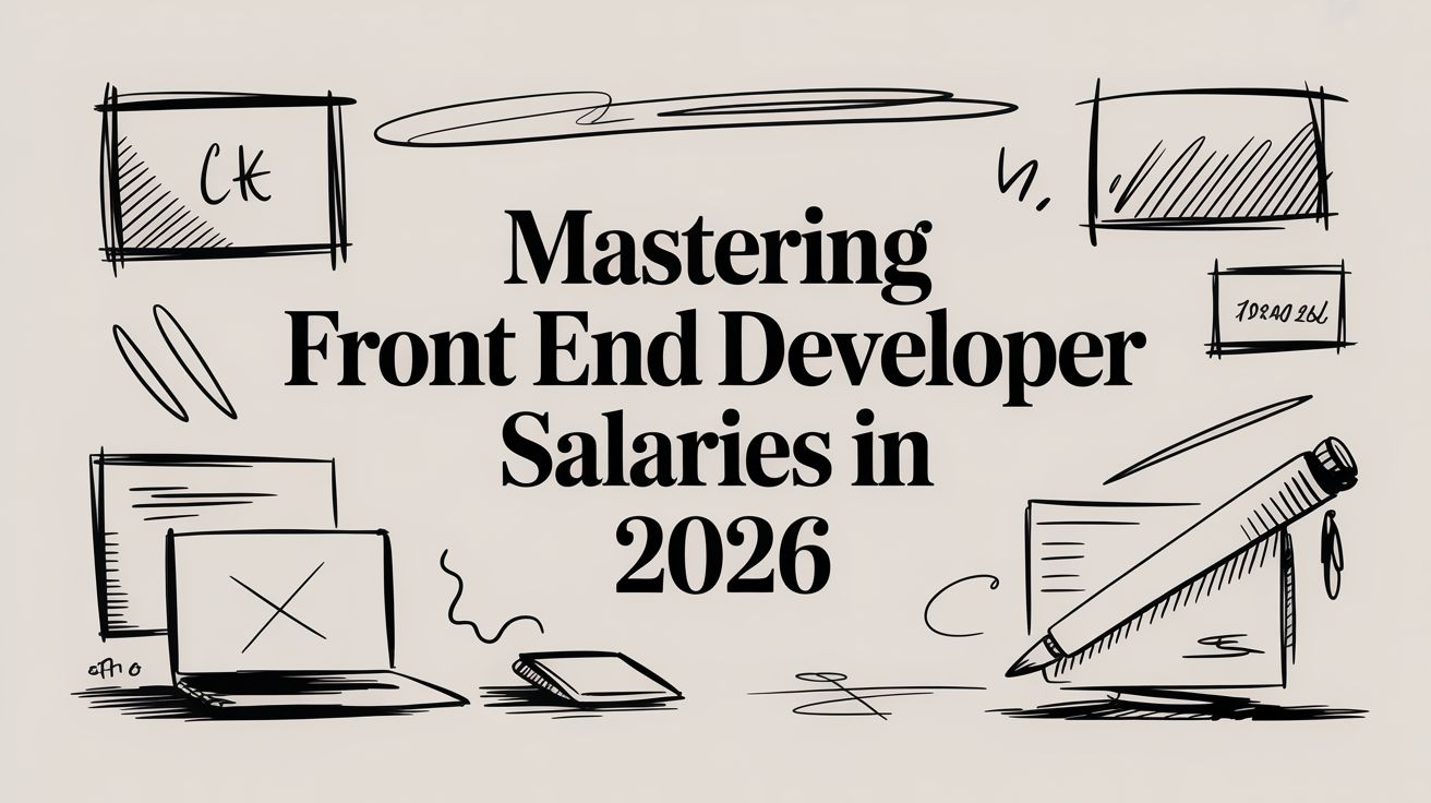 Illustration for Mastering Front End Developer Salaries in 2026