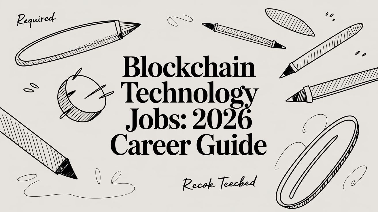 Featured image for article: Blockchain Technology Jobs: 2026 Career Guide