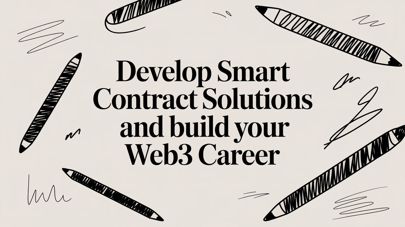 Featured image for article: Develop Smart Contract Solutions and Build Your Web3 Career