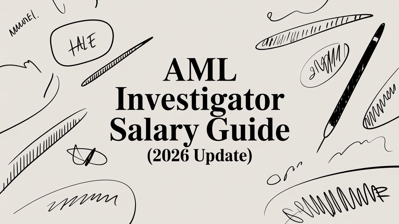 Featured image for article: AML Investigator Salary Guide (2026 Update)