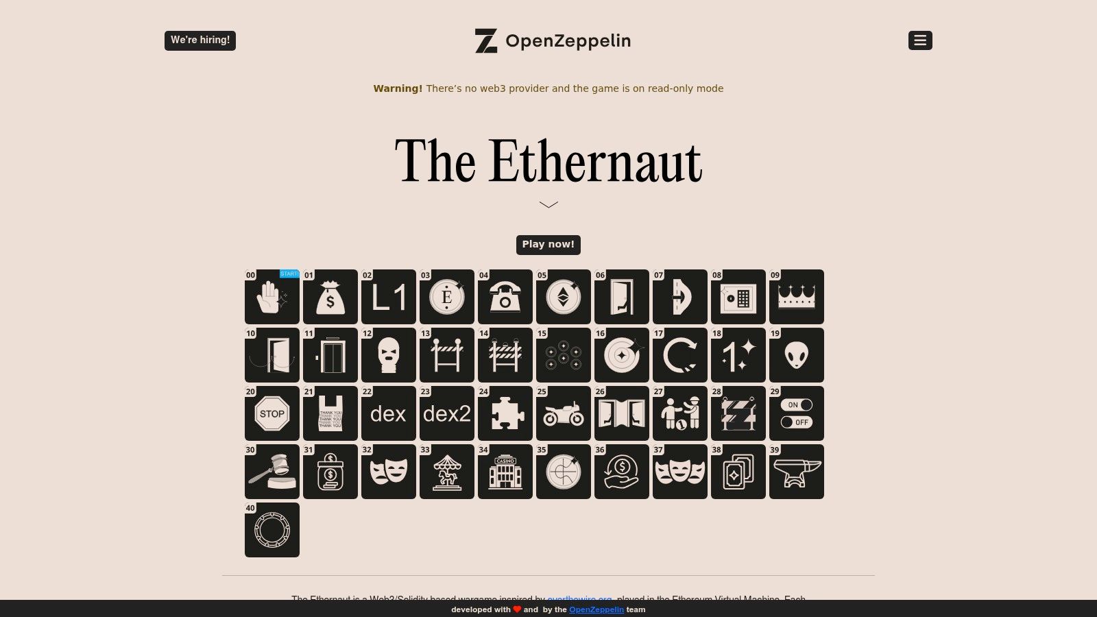 OpenZeppelin – Ethernaut