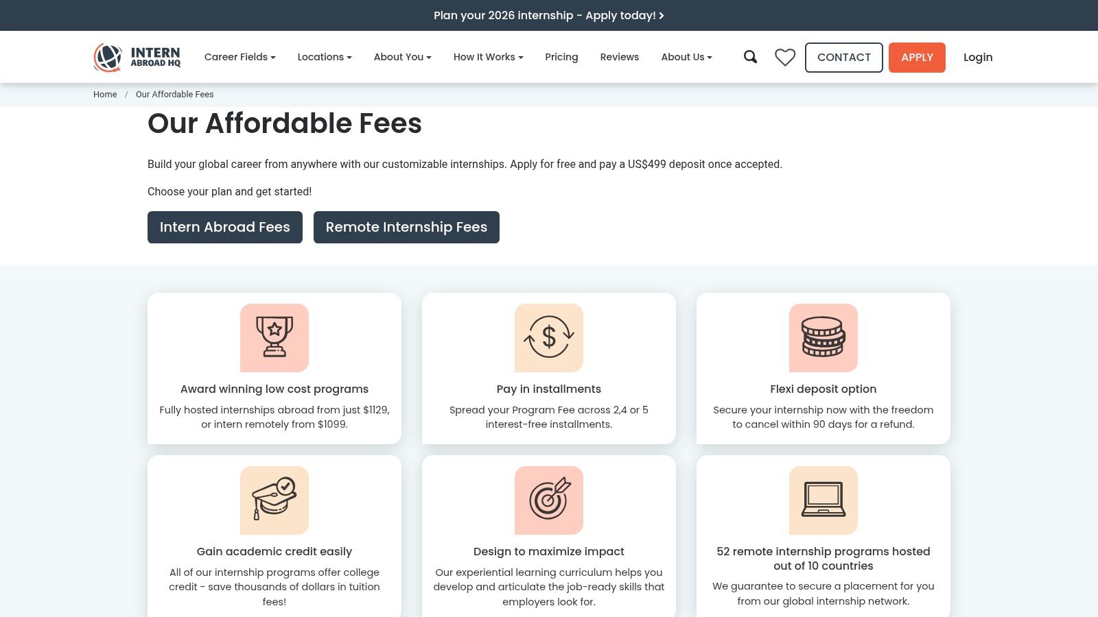 Intern Abroad HQ – Remote Accounting & Finance Internships
