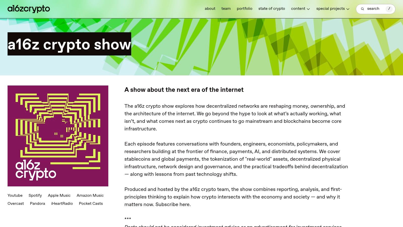 a16z crypto show