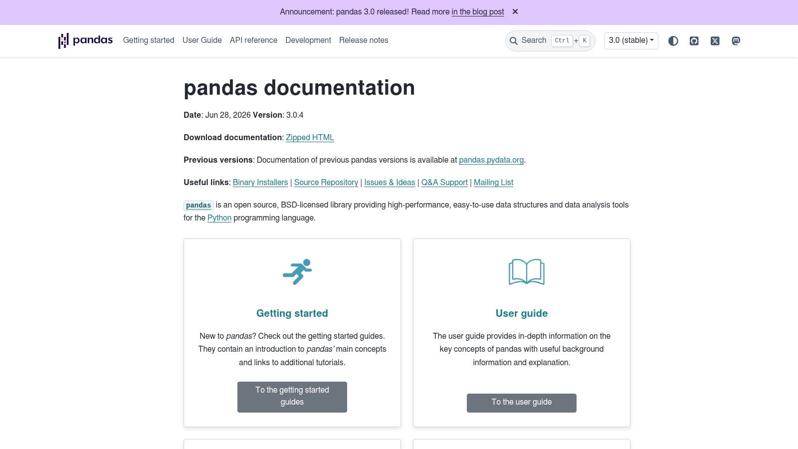 pandas
