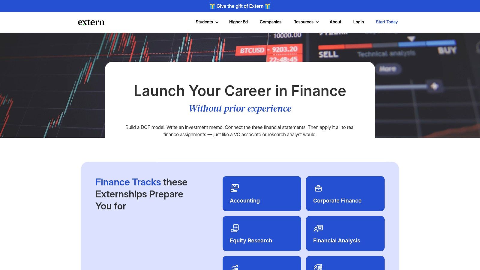 Extern (formerly Paragon One) – Finance Externships