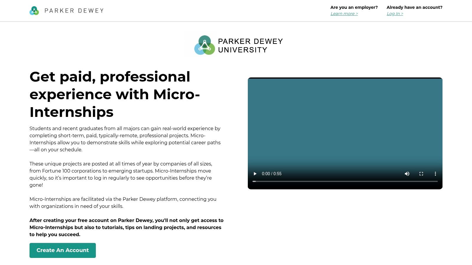 Parker Dewey (Micro-Internships)