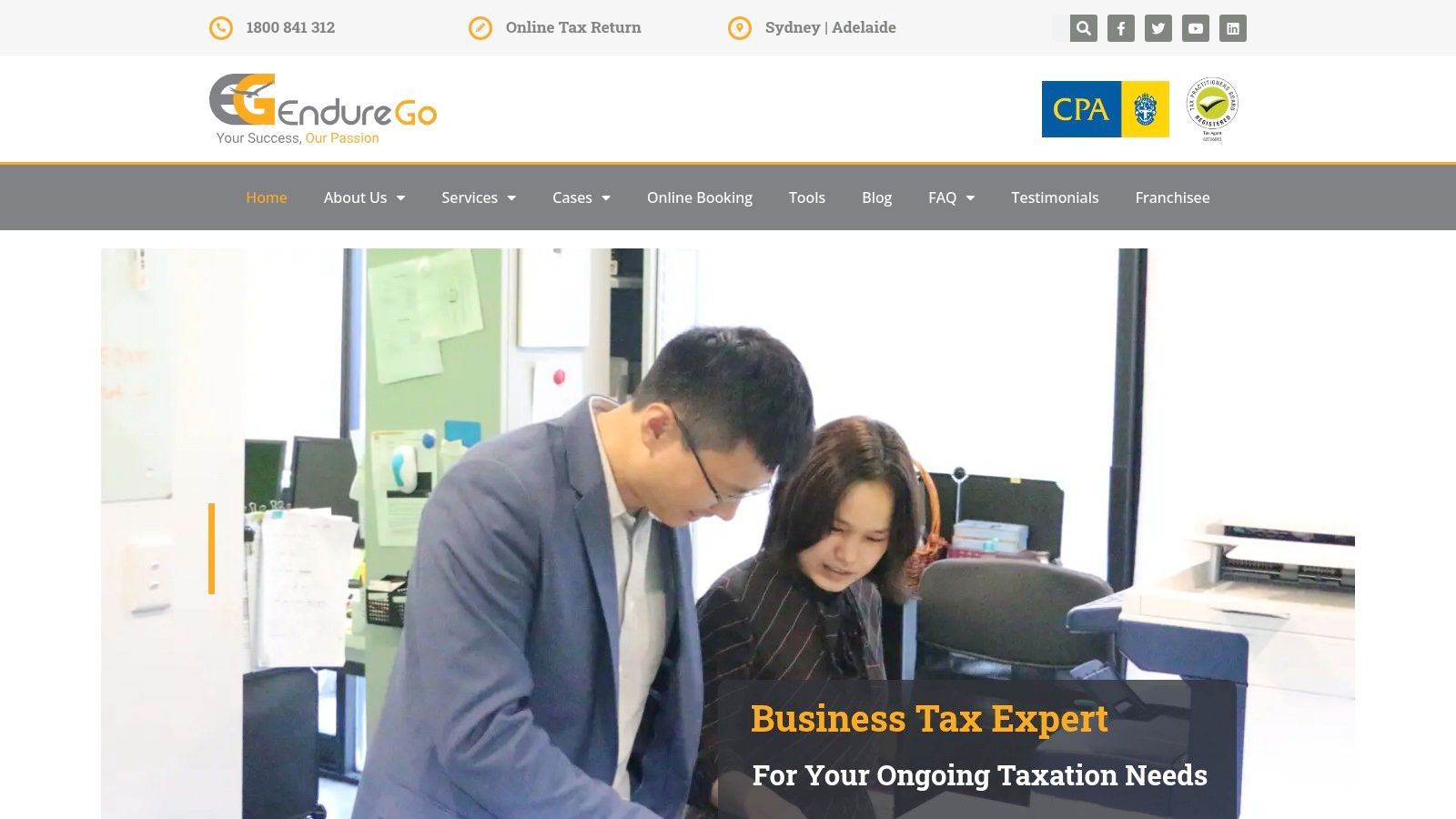 Screenshot from https://www.endurego.com.au