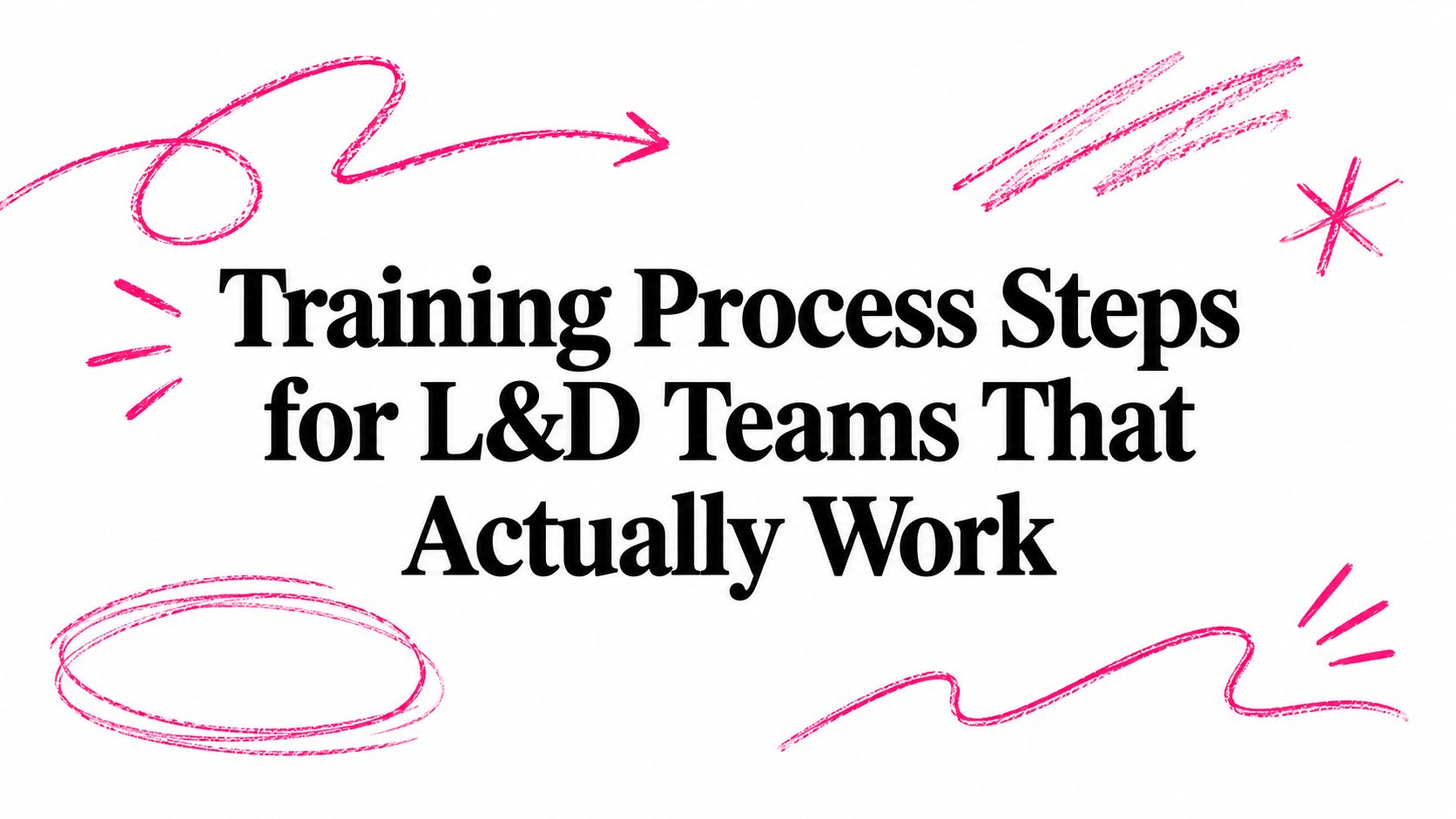 Training Process Steps for L&D Teams That Actually Work