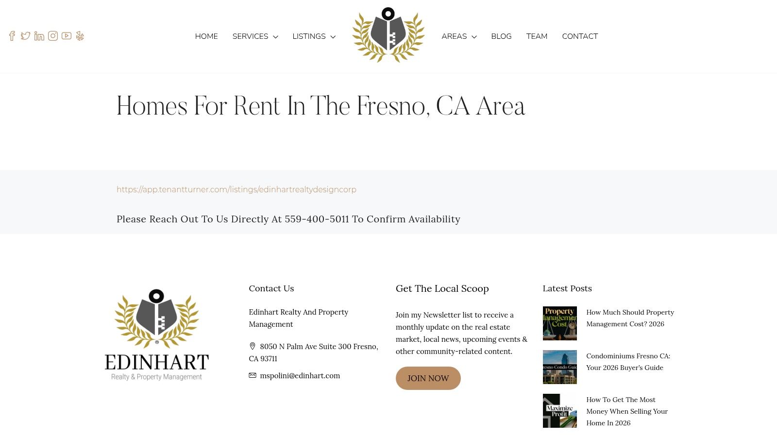Homes For Rent in The Fresno, CA Area
