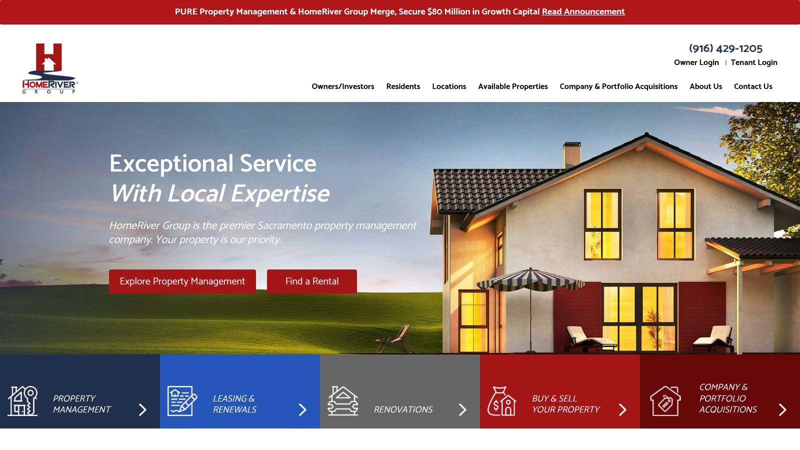 HomeRiver Group Sacramento – Local Property Manager
