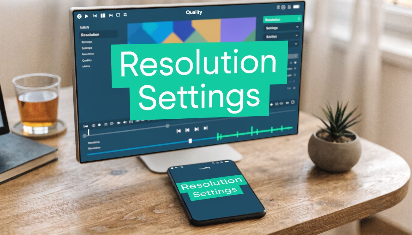 Master YouTube Video Resolution Settings (2026 Guide)
