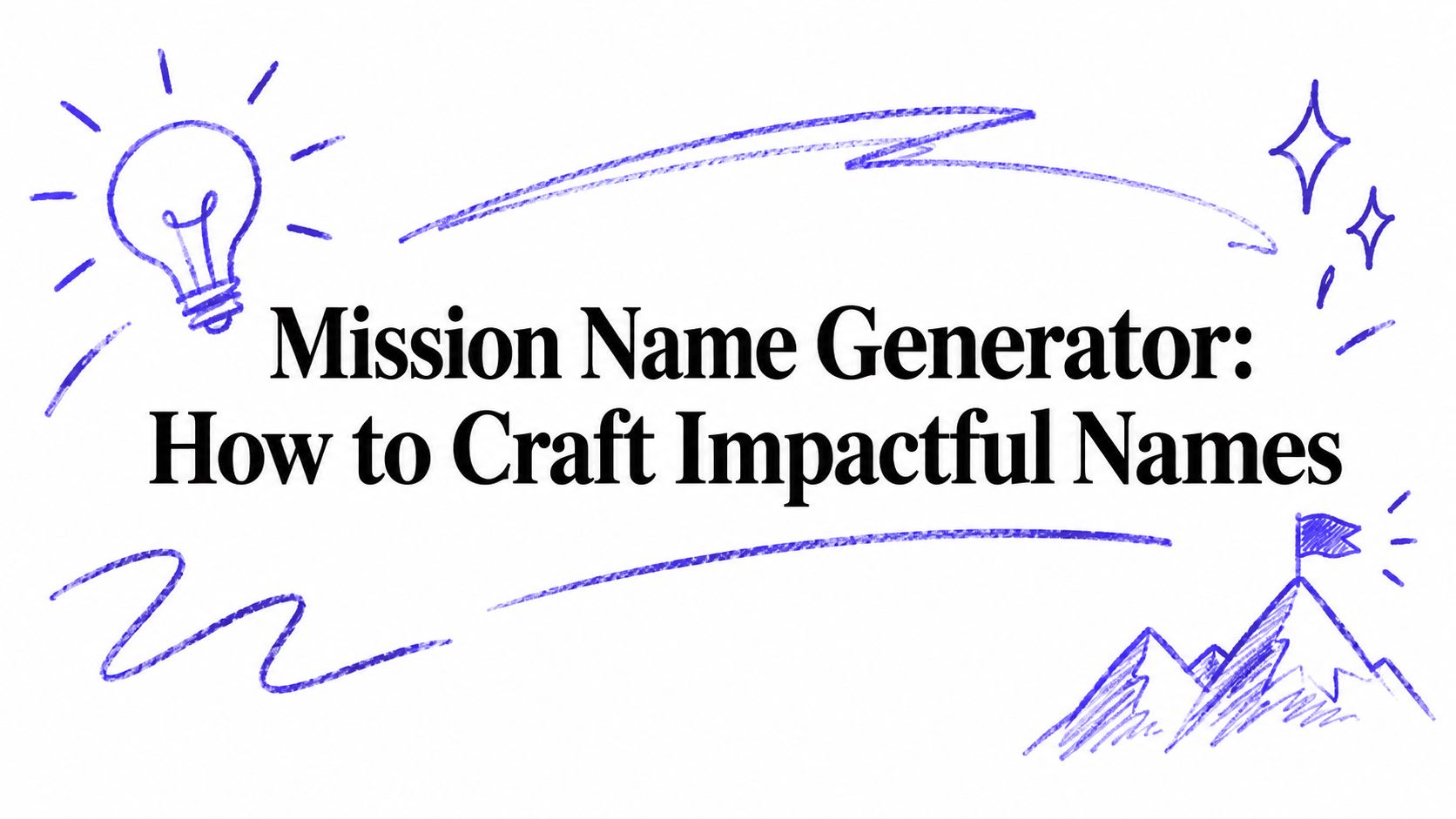 Mission Name Generator: How to Craft Impactful Names