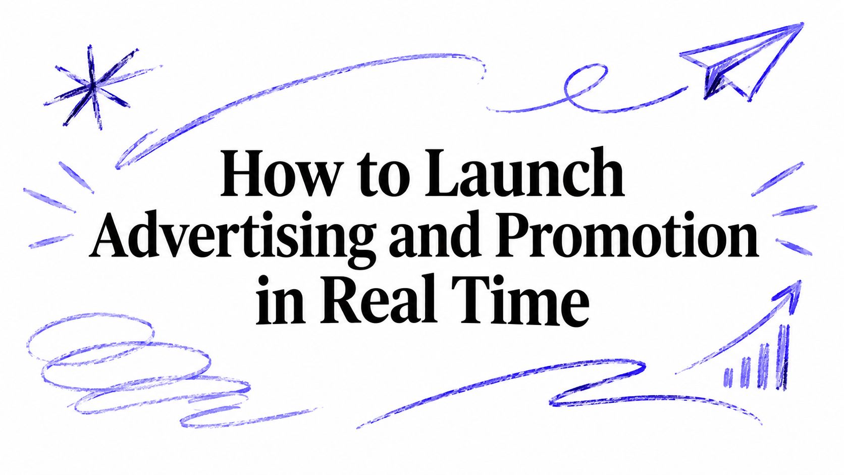 How to Launch Advertising and Promotion in Real Time