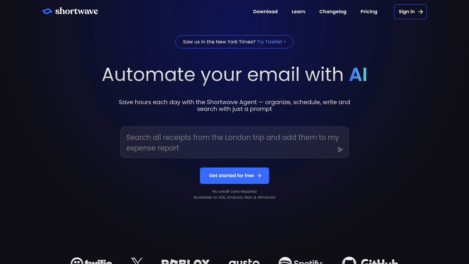 Shortwave AI Email Assistant