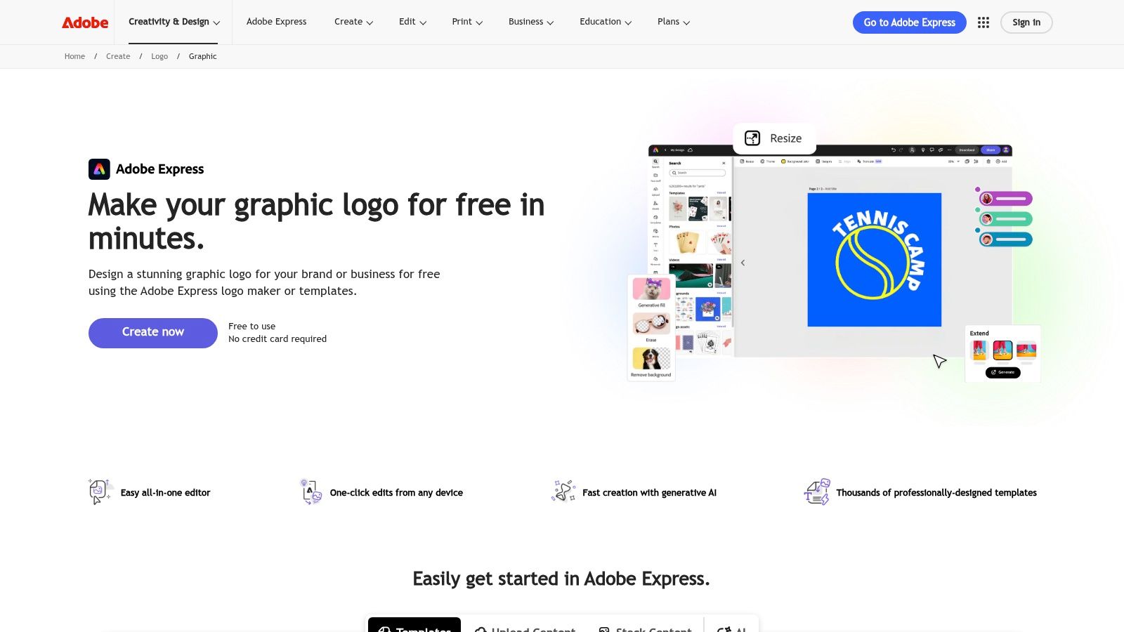 Adobe Express Logo Maker