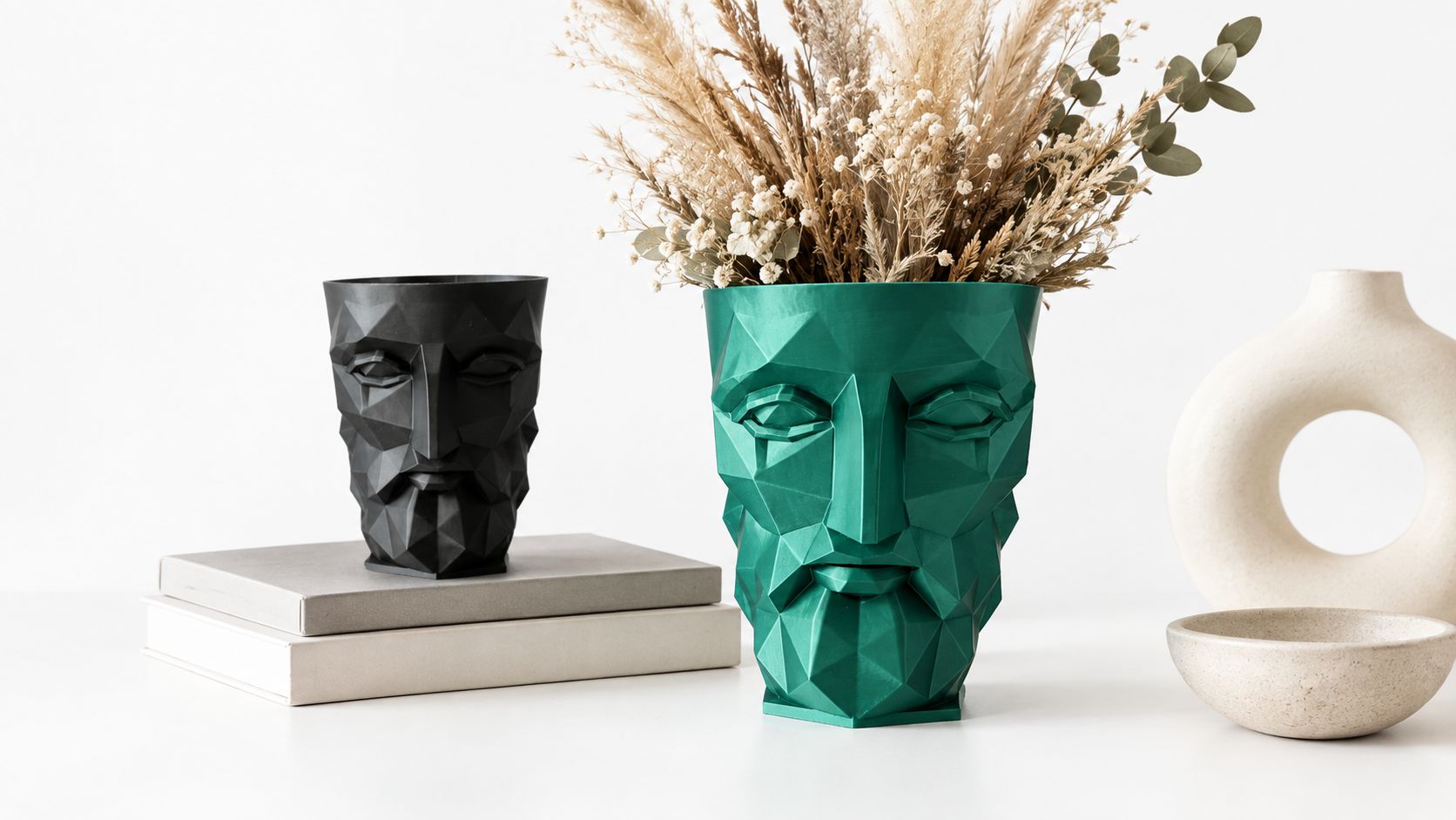 Vaso Stoic - Vaso minimalista geometrico stampato in 3D