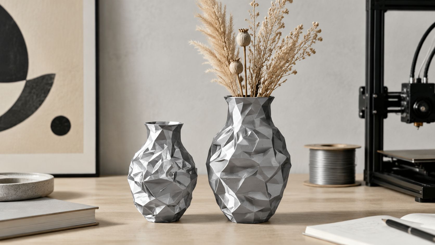 Vaso Prisma - Vaso geometrico stampato in 3D