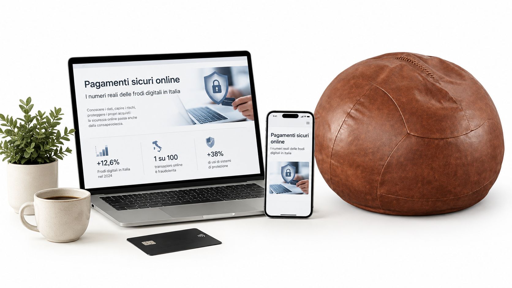 Follis - Pouf a Forma di Pallone da Calcio in Pelle Vera | Edizione limitata