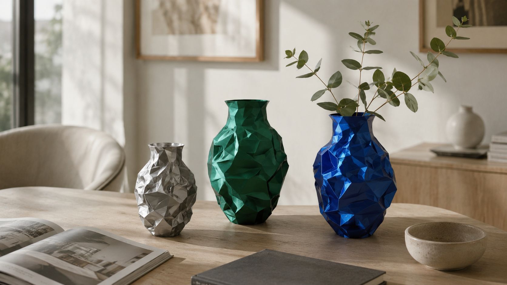Vaso Prisma - Vaso geometrico stampato in 3D