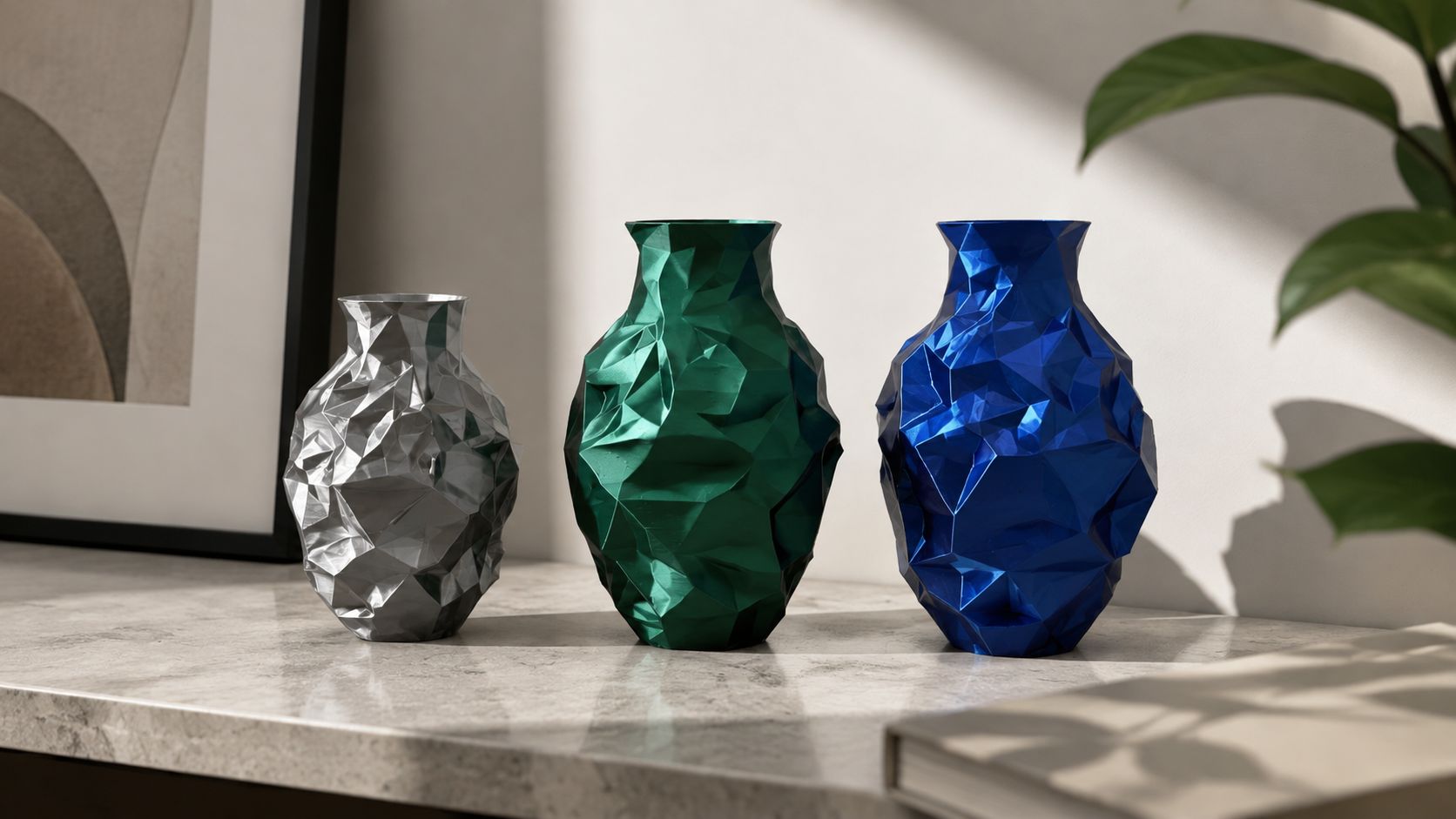 Vaso Prisma - Vaso geometrico stampato in 3D