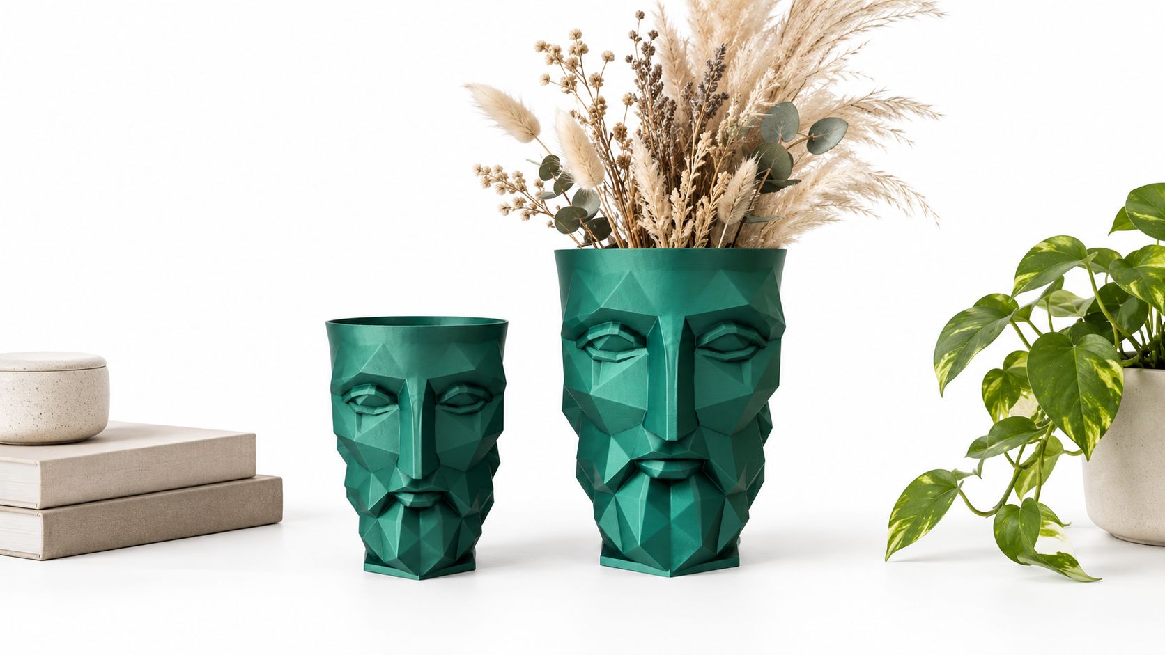 Vaso Stoic - Vaso minimalista geometrico stampato in 3D
