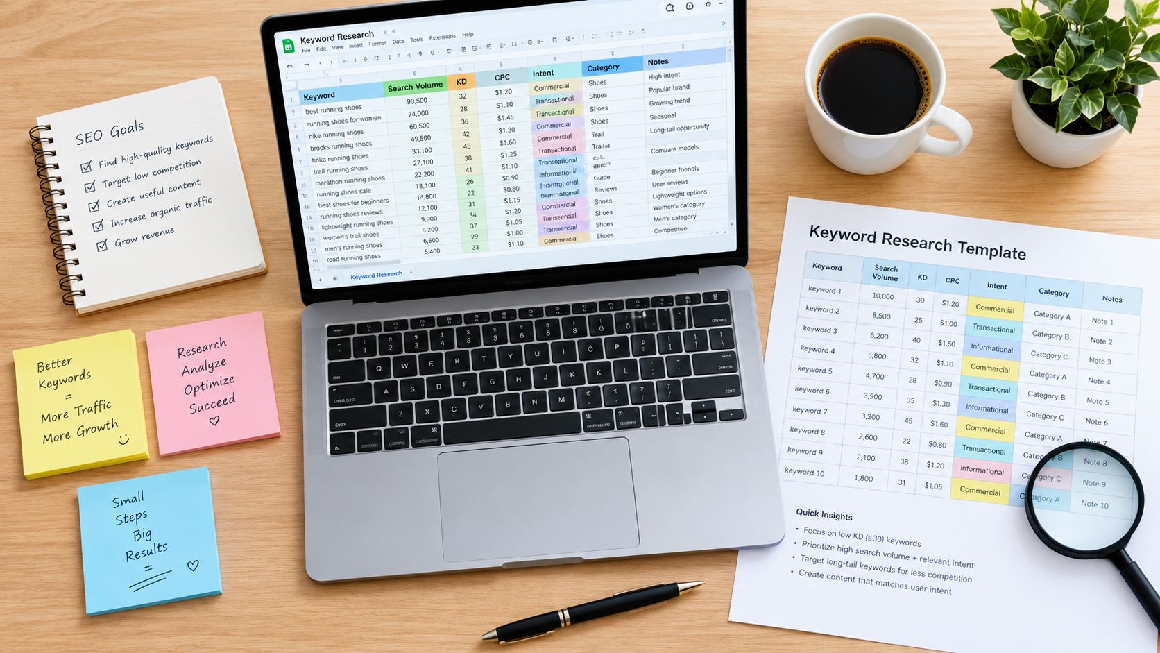 Keyword Research Template: Build Your SEO Strategy