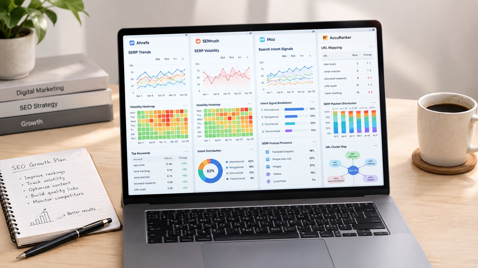 10 herramientas de comprobación de SERP y SEO comparadas para SEO
