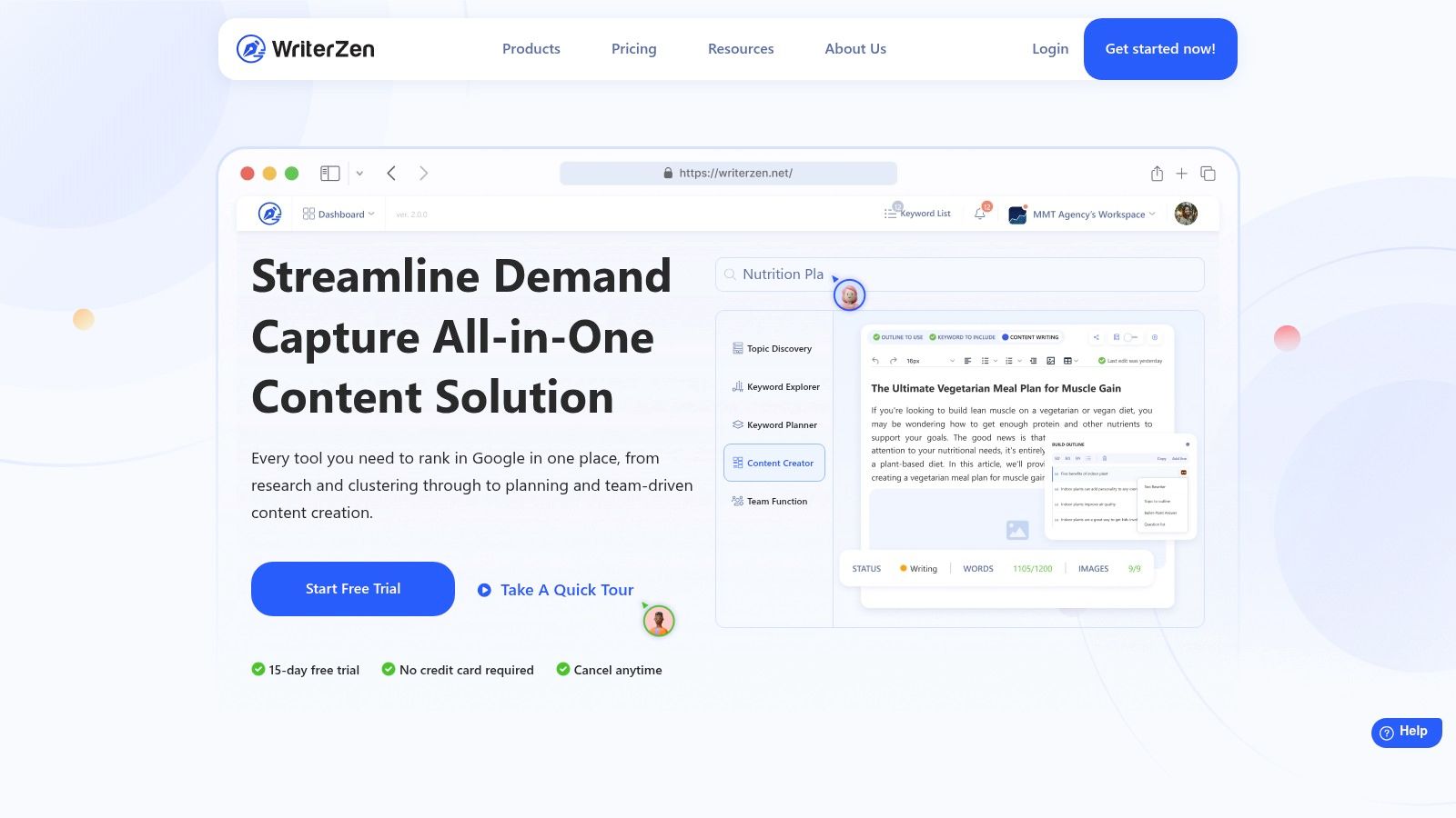 WriterZen Keyword Clustering