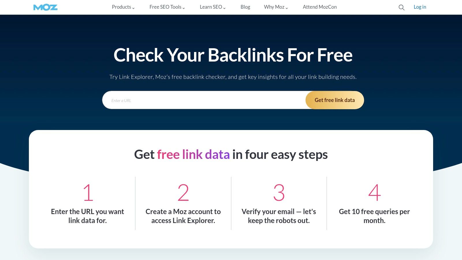 Moz Link Explorer