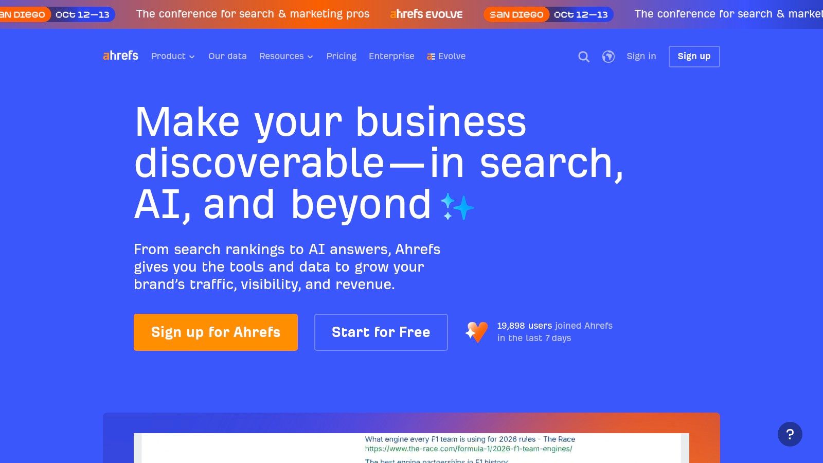 Ahrefs Rank Tracker