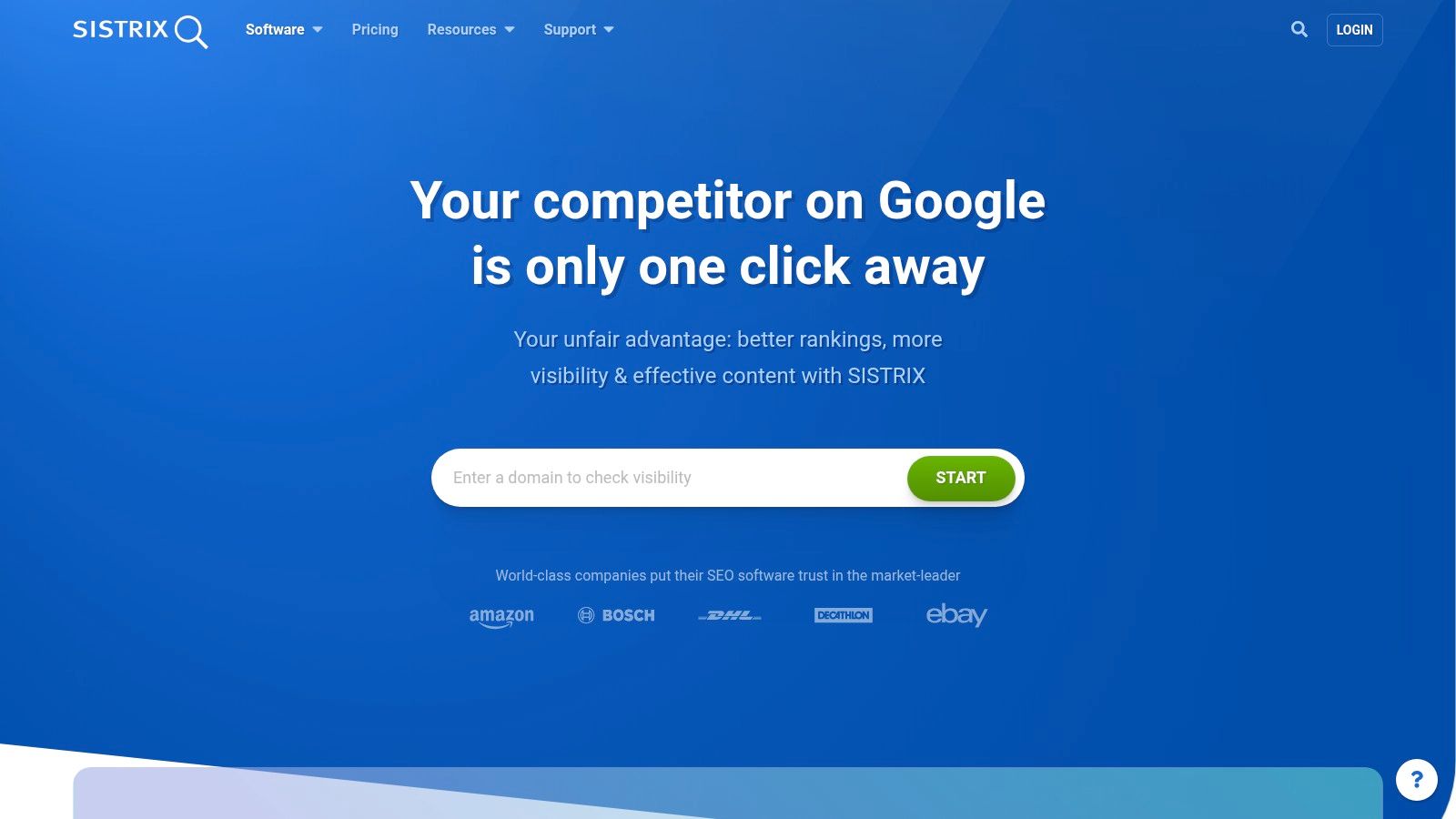 SISTRIX (Visibility Index + Competitive SEO Analytics)